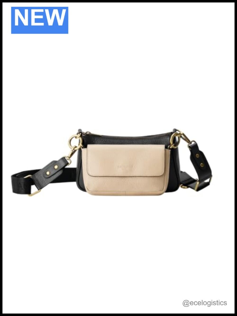 2-in-1 Genuine Leather Crossbody & Travel Bag Set with Card Slots